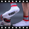 SneakFreaxx Chaussettes basses SNEAKS HORNY SHORT Blanches